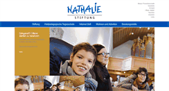 Desktop Screenshot of nathaliestiftung.ch