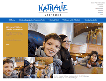 Tablet Screenshot of nathaliestiftung.ch